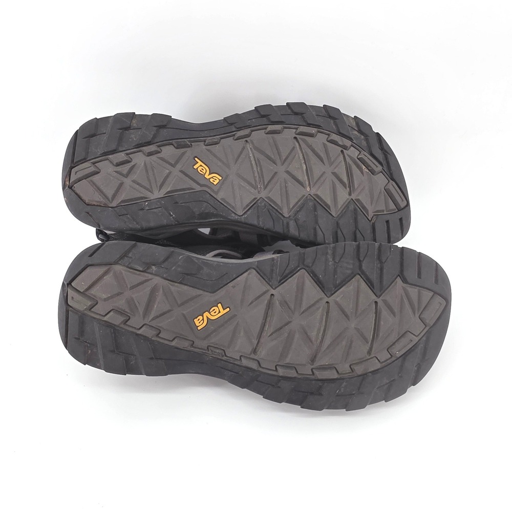 Teva Omnium 2 Mens Black Grey Hiking Water Sandals Size 9 Closed Toe Hikin - Picture 7 of 7